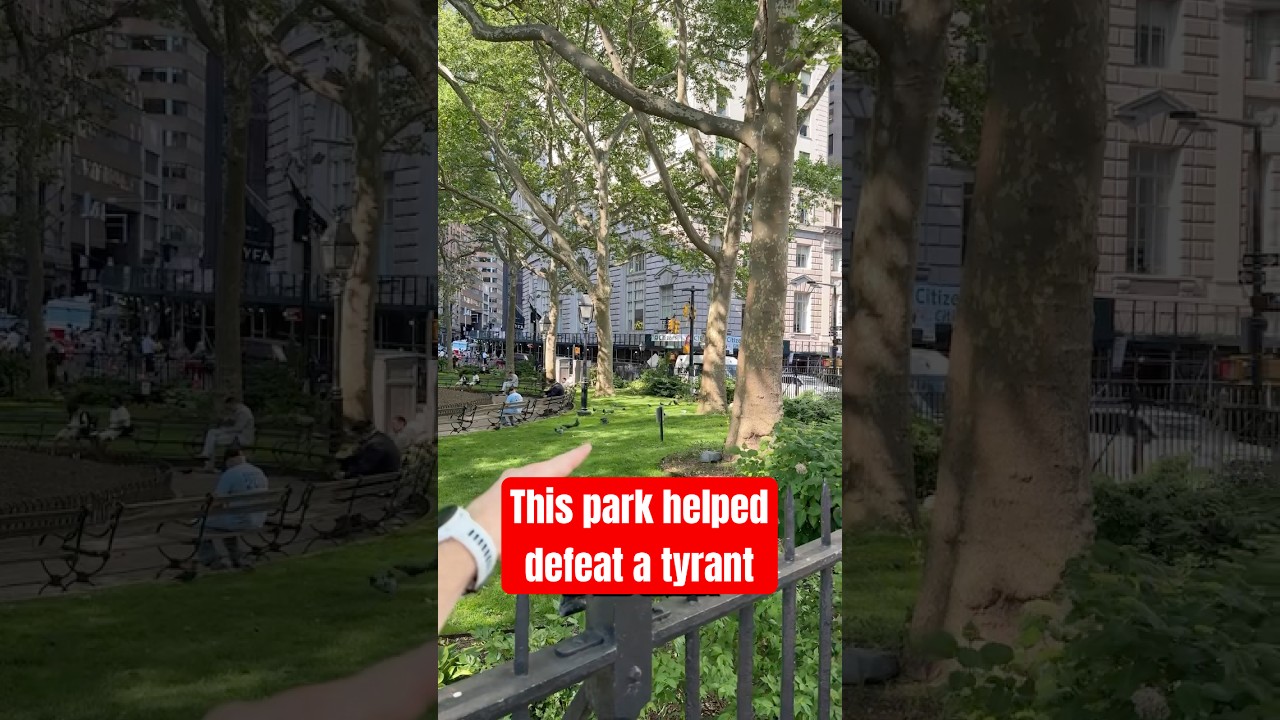 The Tiny Park Where New York Took Down a King