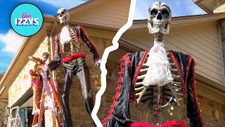 We turn this Home Depot Skeleton INTO A 12 FOOT MARIACHI