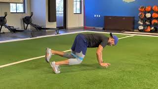 Mini-Band Bear Crawl (Around Legs) @DMartinFitness