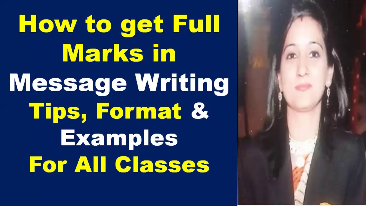 Message Writing  For all classes with Tips, Format & Example (English Writing Section)