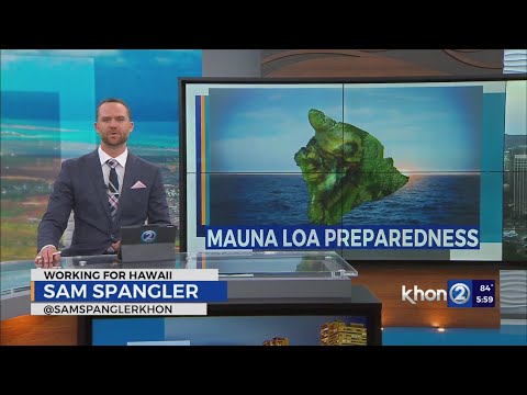 Video Officials preparing in case of Mauna Loa eruption - youtube