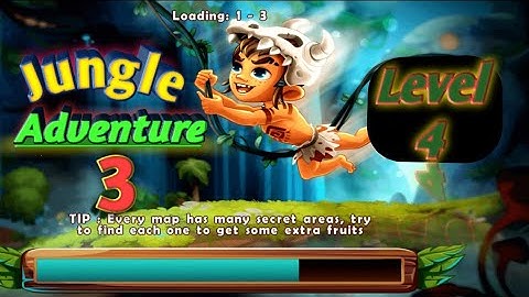 Jungle adventure 3 Level (4) || android gameplay new world bosses || Children best game enjoying