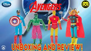 MEGO AVENGERS DISNEY EXCLUSIVE BOXSET UNBOXING/REVIEW! #marvel #unboxing #mego #actionfigures #thor