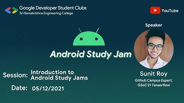 Introduction to Android Study Jams - ASJ 01