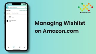 Managing Wishlist on Amazon.com - User flow | Amazon.com |
