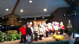 2011 Robbie preschool christmas concert part 1