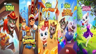 Talking Tom Gold Run - My Talking Hank My Talking Tom My Talking Angela Bubble Shooter Subway Surfer screenshot 5