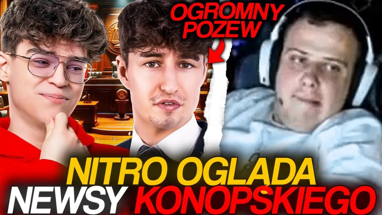 NITRO OGLĄDA NEWSY KONOPSKIEGO [DUBIEL, NITRO VS SENTINO, GIMPER]
