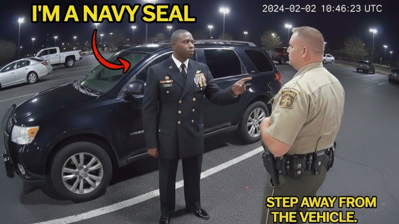 Офицер арестовал чернокожего морского пехотинца в форме на парковке, вмешался Пентагон.