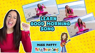 good morning song for children yoga song sign language good morning patty shukla