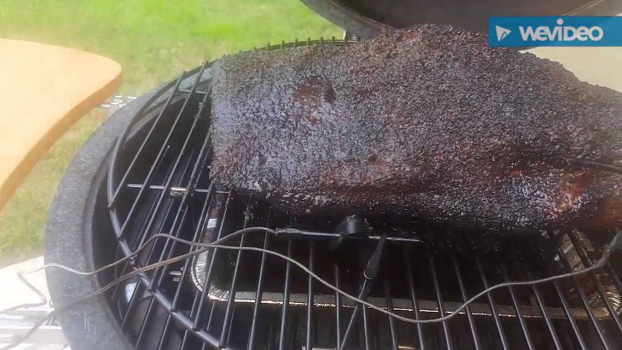Texas Style Brisket on Vision Grills Kamado YouTube