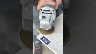 用焊接式平边砂轮轻松安装石英石台面