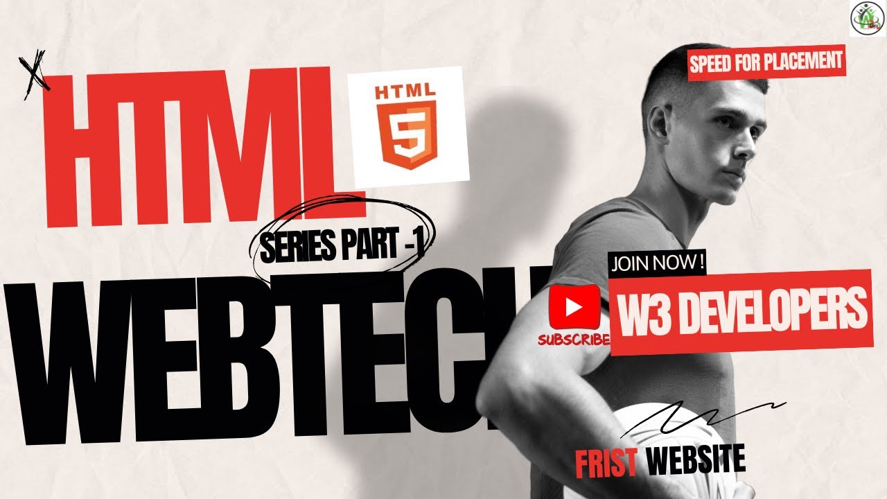 Create first Website for beginner #HTML Series PART-1 #placement ...