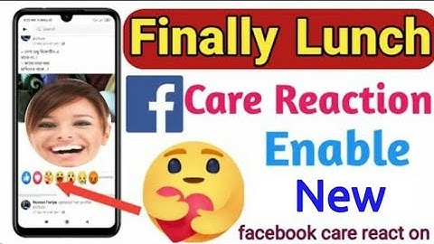 How to Enable Facebook Care react | facebook care reaction active now | open care react | facebook