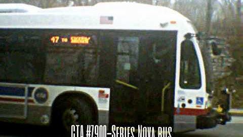 CTA #7900-Series Nova bus on the #47 47th Street route (03-25-15)