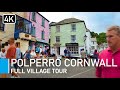 Walking Polperro Cornwall England 2021| Village and Harbour Tour 4k Virtual Walk