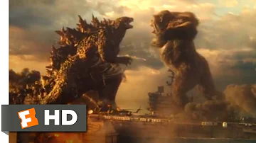 Godzilla vs. Kong (2021) - Godzilla vs. Kong Scene (2/10) | Movieclips