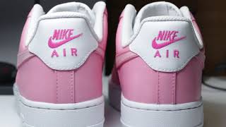 Painting Kirby Nike Air Force 1 (Nintendo)