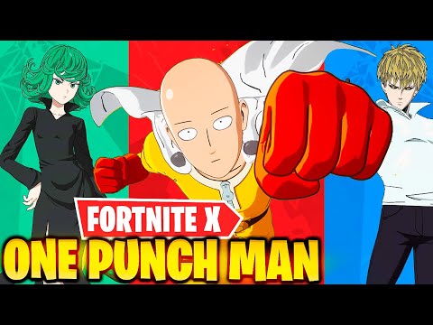 FINALMENTE SAITAMA NO FORTNITE ! JOGUEI ANTES COM A NOVA SKIN DE ONE PUNCH MAN