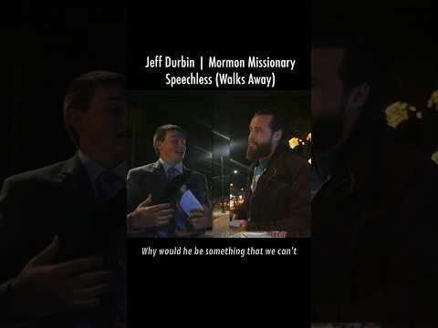 Mormon Missionary Speechless