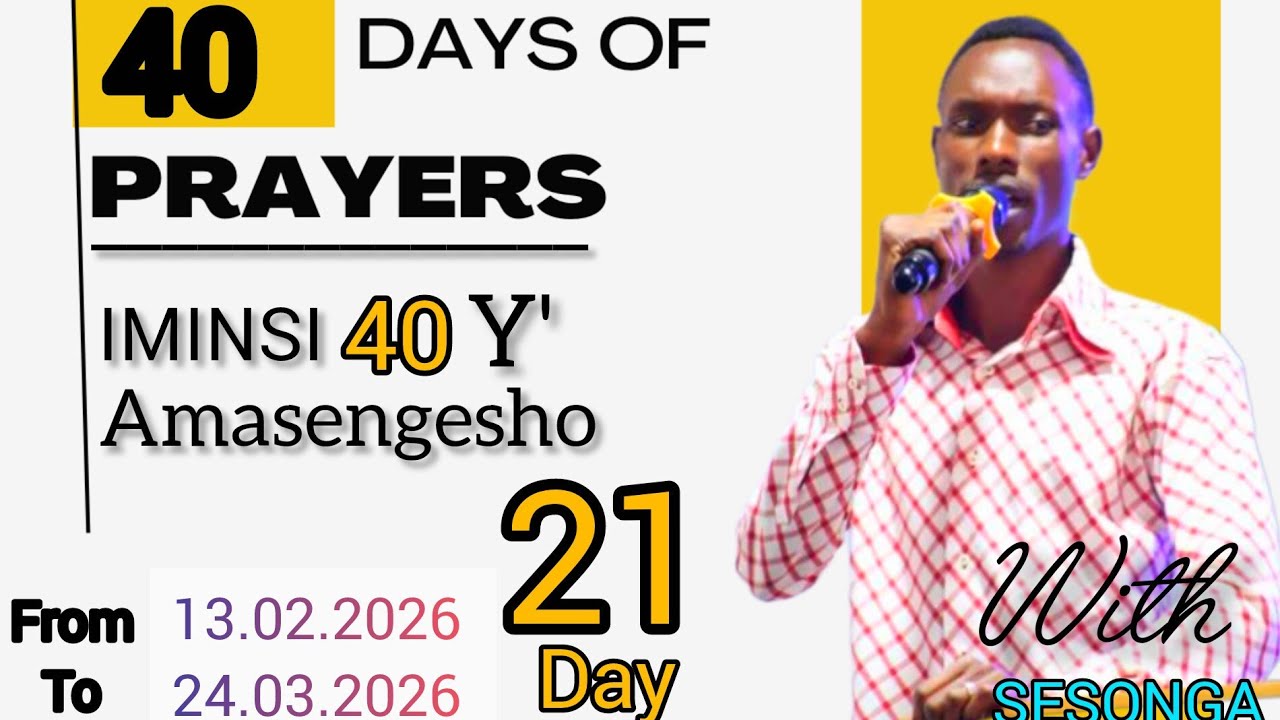 05.03.2026 || IMINSI 40 Y' AMASENGESHO || hamwe na SESONGA Dunia || JAMBO STV