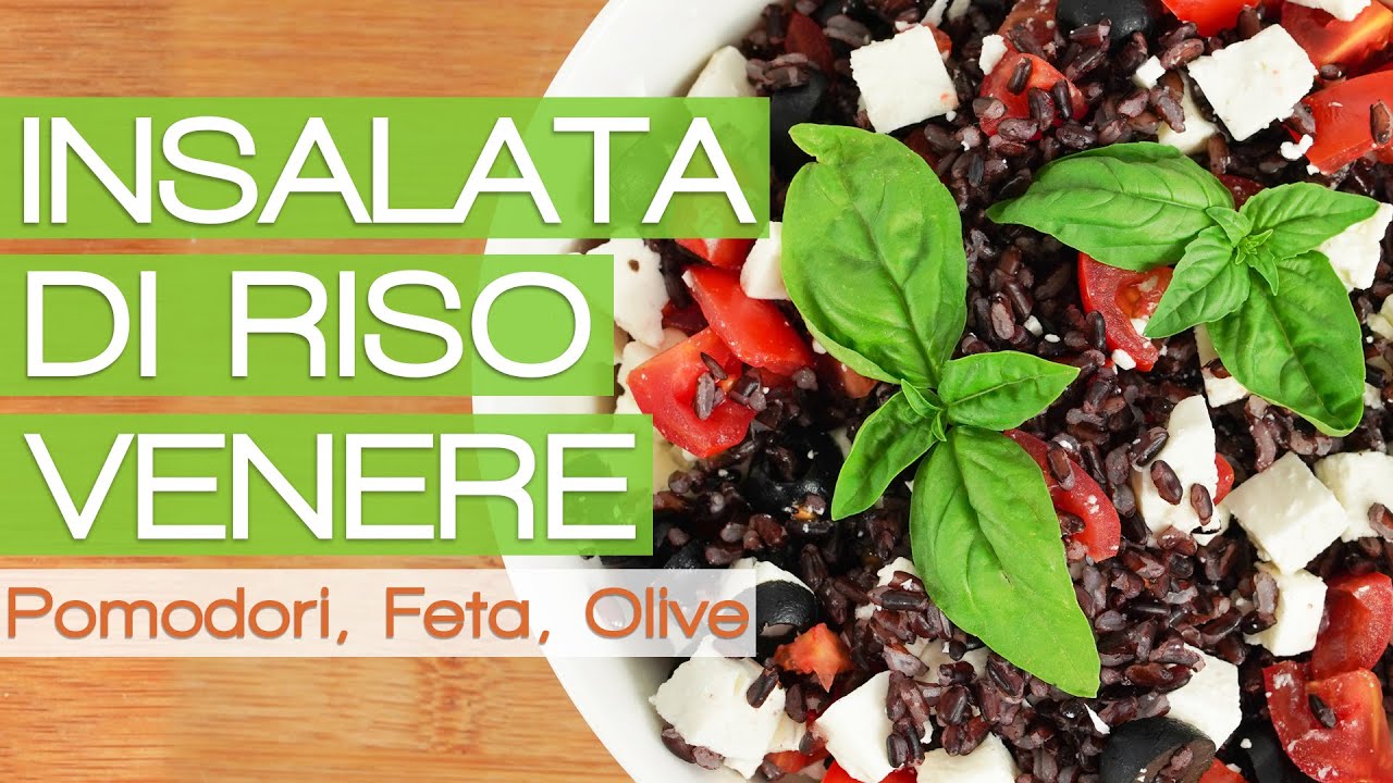 Insalata di Riso Venere - Ricetta in 2 Minuti esercizi addominali donne