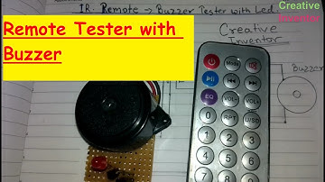 How To Make Simple IR Remote Tester | Remote Tester With Buzzer | Remote Tester | DIY Remote Tester