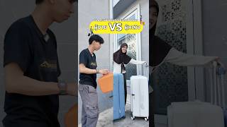 ผู้ชาย VS ผู้หญิง ตอนจัดกระเป๋าเดินทางต่างกันแค่จำนวนของ แต่เหมือนกันตรงที่อยากเอาไปทั้งบ้าน 😆🏡🧳