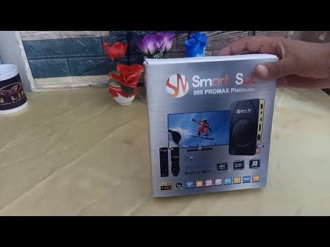 فتح علبه جهاز سمارت سات الجديد و محتويات العلبه فيديو مهم جدا   999  