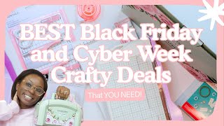 BEST Black Friday + Cyber Week Craft Deals! Scrapbook com, We R Makers/ American Crafts Gift Guide🤩