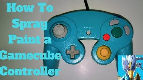 How To Spray Paint a Gamecube Controller