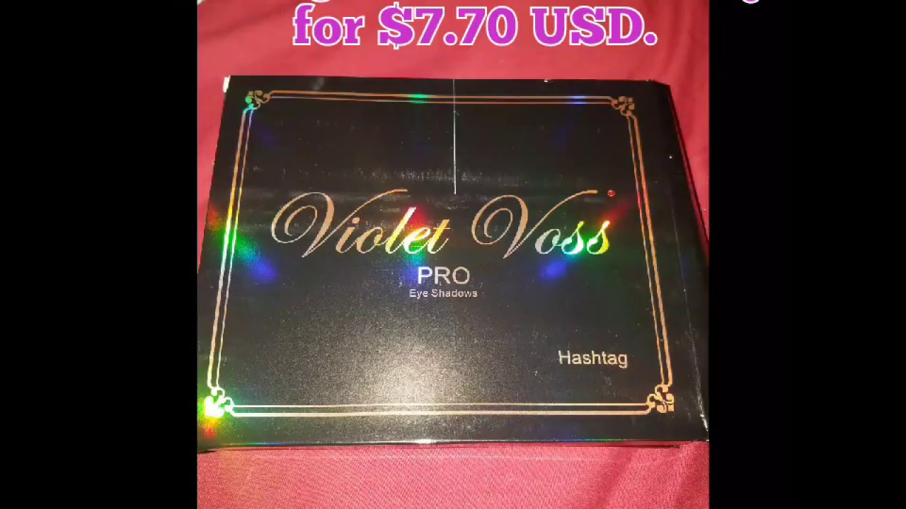 FAKE VIOLET VOSS HASHTAG PALETTE