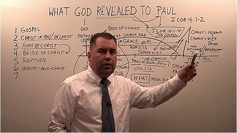 What God Revealed to Paul (THE 7 MYSTERIES GIVEN TO PAUL)