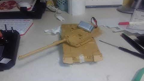 Academy 1/35 R.O.K MBT K2 Black panther R.C conversion-part 8 turret test-2