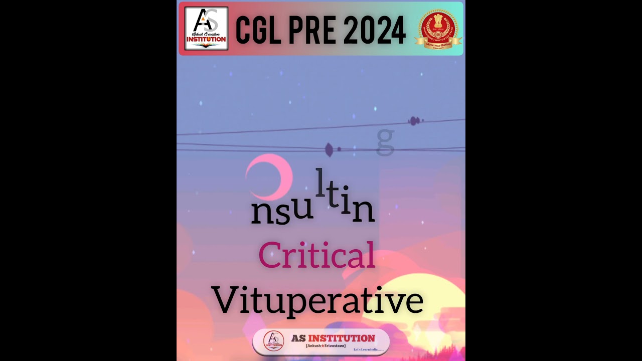 English Vocabulary(697):CGL PYQ VOCAB 2024|By-Ankush Bhaiya|NDA|CDS|Airforce|CHSL|CGL|CPO|SSC|AFCAT