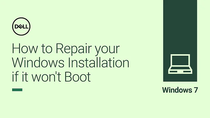WINDOWS 7 - How to Repair your Windows 7 Installation if it Won't Boot