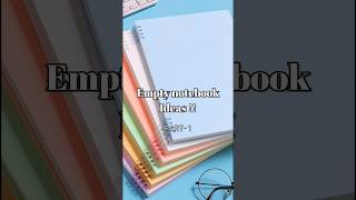 Empty notebook ideas 💗pt.1 #trending #aesthetic #notebook