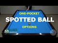 Frozen SPOTTED BALL OPTIONS in One Pocket, from VEOP-V