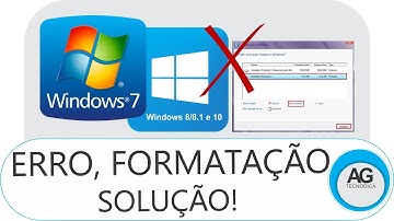 ERRO, Formatação e Instalação do Windows 7, 8, 8.1 e Windows 10, SOLUÇÃO!