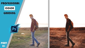 Professional Color Grading | Cinematic Moody Color Grading | Photoshop Tutorial 2021