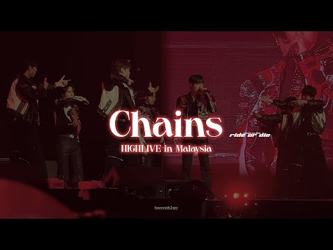 [HIGHLIVE] 비스트 (BEAST) 하이라이트 (HIGHLIGHT) [RIDE OR DIE] IN KL - CHAINS