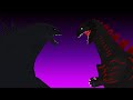 Godzilla (2019) vs Shin Godzilla (2016) animação Stick Nodes