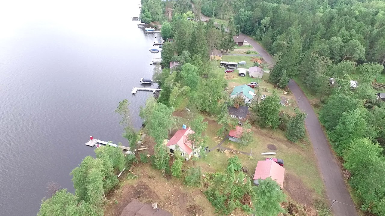 upper Post lake dr, elcho, WI storm damage YouTube