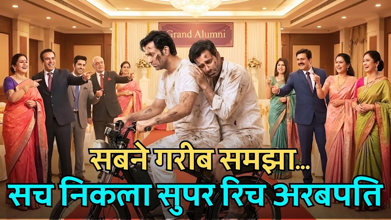 रीयूनियन में सबने किया मजाक—आखिर में पता चला वह सुपर अरबपति है, सब रह गए चुप!