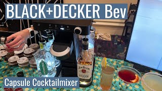 BLACK+DECKER bev - Cocktail Making Machine for Bartesian Capsules