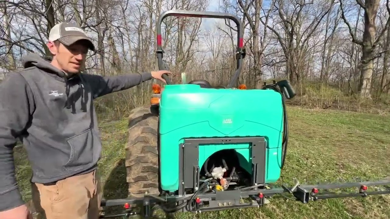 Land Champ 3 Point Tractor Sprayer - YouTube