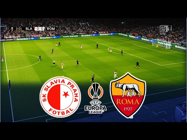SLAVIA PRAHA vs AS ROMA  UEFA EUROPA LEAGUE 2023/24 