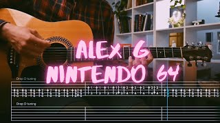 Video thumbnail of "Nintendo 64 Alex G Сover / Guitar Tab / Lesson / Tutorial"