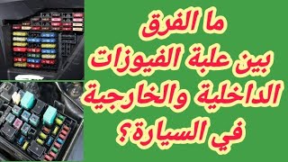 فيوز السيارة الداخليه والخارجية