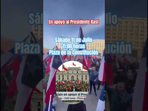 Concentración por el Presidente Kast ‘